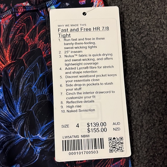 Lulu lemon Fast & Free running tights - Picture 3 of 3